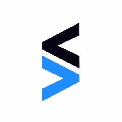 Stocktwits logo featuring a blue and black letter V, embodying the essence of market insights and community engagement.