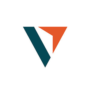 The Vantage Markets logo, featuring a teal angled shape and an orange triangular arrow pointing right.